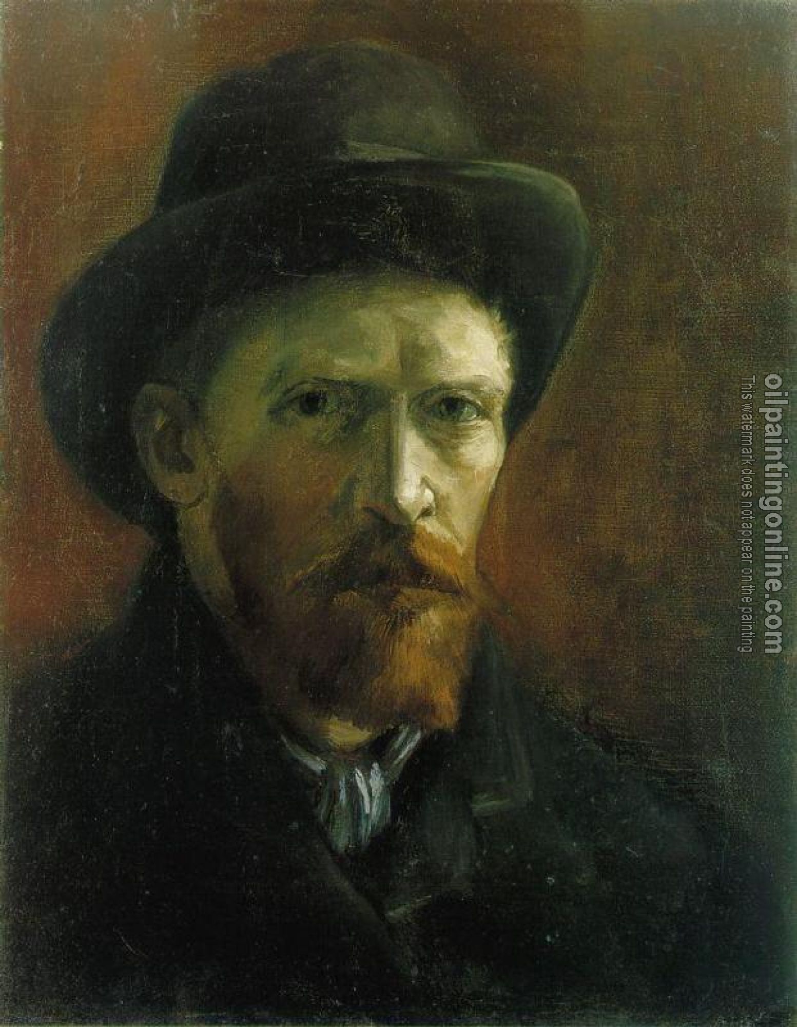 Gogh, Vincent van - Self Portrait with Dark Felt Hat